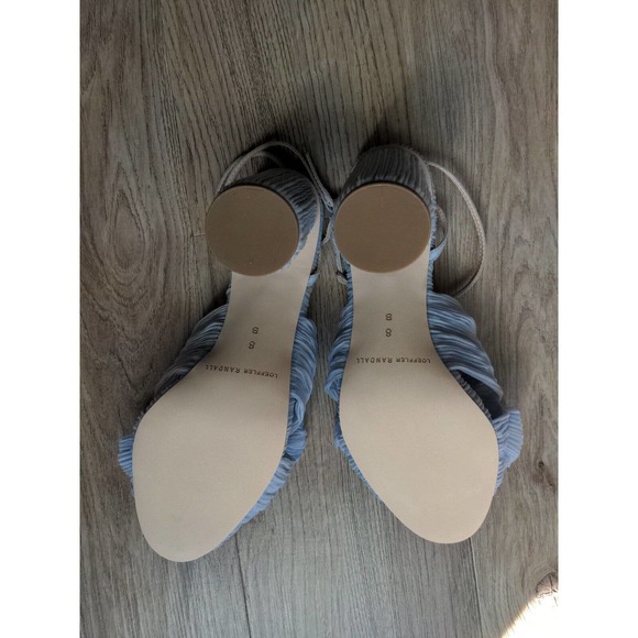 Loeffler Randall Camellia Penny Knot Sandals Womens 8 Blue - Picture 12 of 12